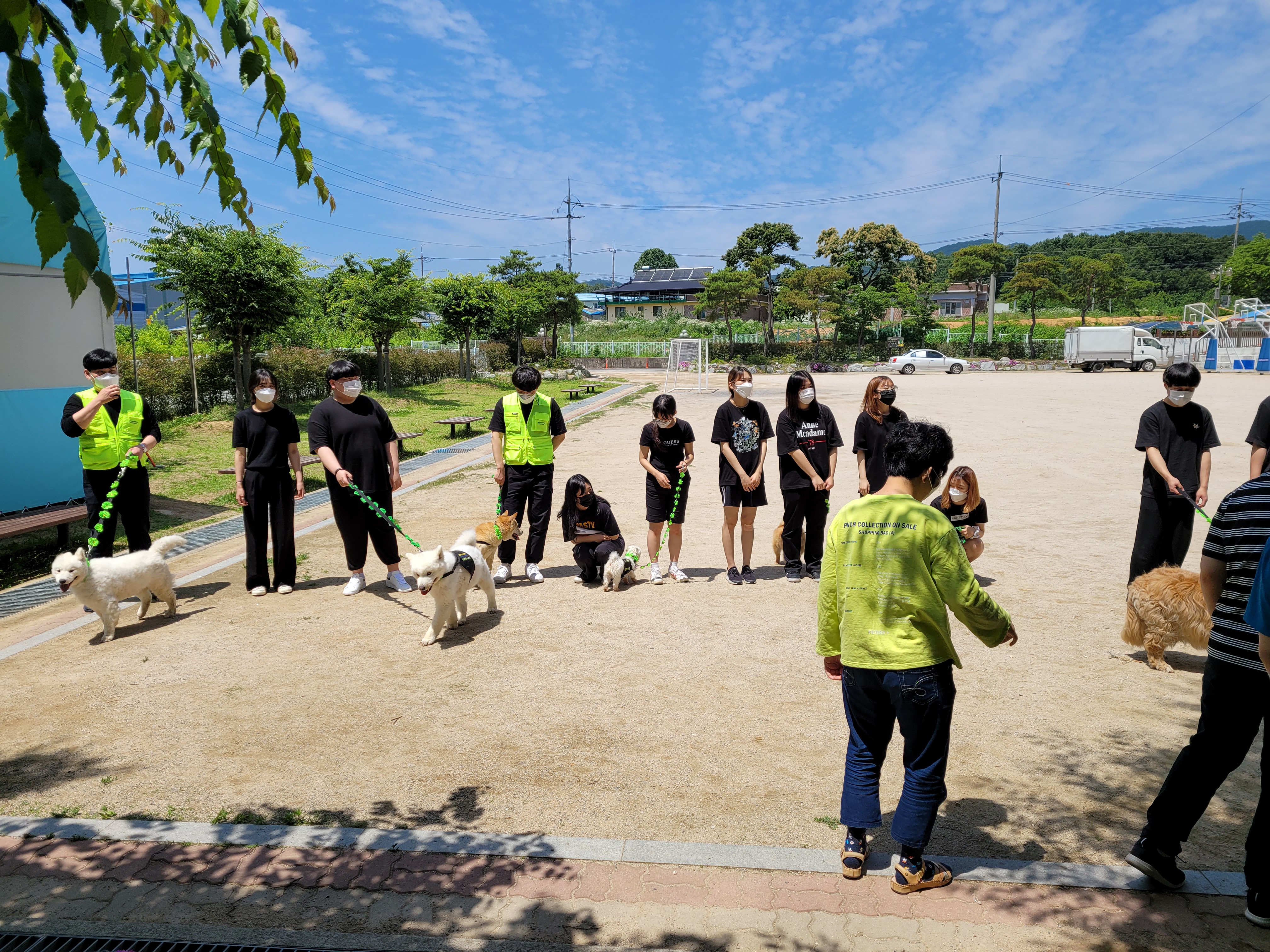 동물매개치료 봉사 프로그램-영천영광학교